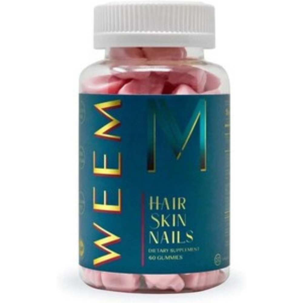 WEEM Hair Skin and Nails Gummies Supports Healthy Hair Vegan biotin Vitamins