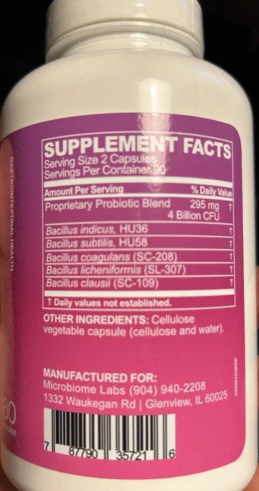 Microbiome Labs MegaSporeBiotic (180 Capsules)