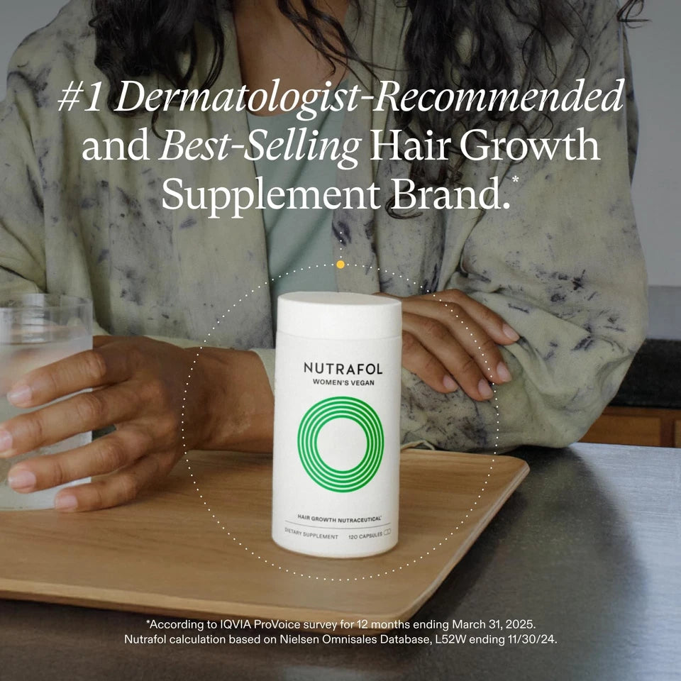 Nutrafol Women's Hair Growth Supplement 18-44 | Thicker, Stronger Hair