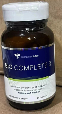 Gundry MD Bio Complete 3 Supplement 60 Capsules Optimal Gut Health