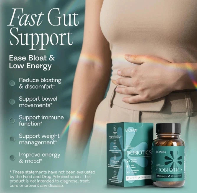 BIOM Probiotics for Digestive Health & Gut Support for Men & Women