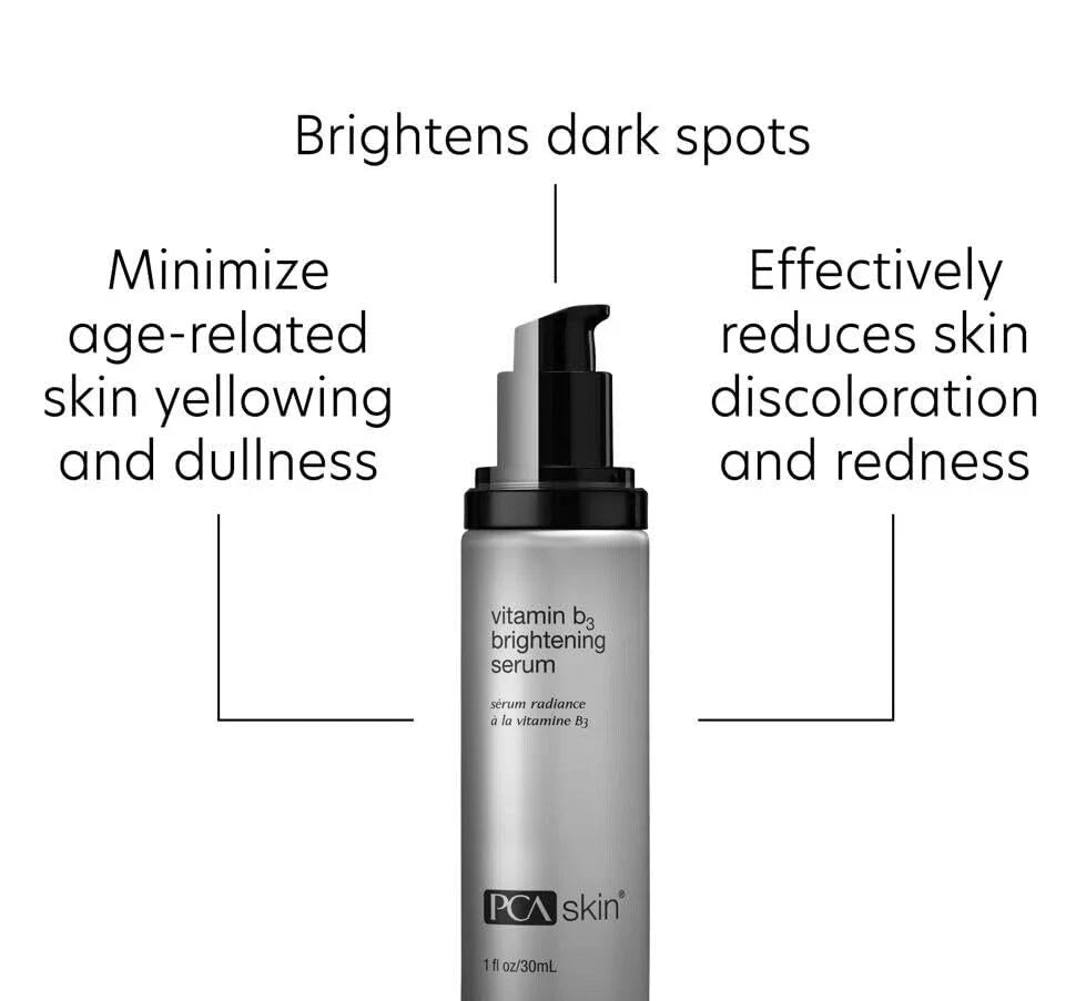 PCA Skin Vitamin B3 Brightening Serum – 1 oz / 30 mL Skin Tone & Radiance Serum