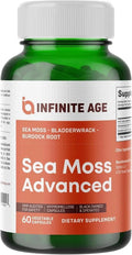 Sea Moss Capsules | Natural Superfood Vegan Wellness Supplement | 60 Capsules
